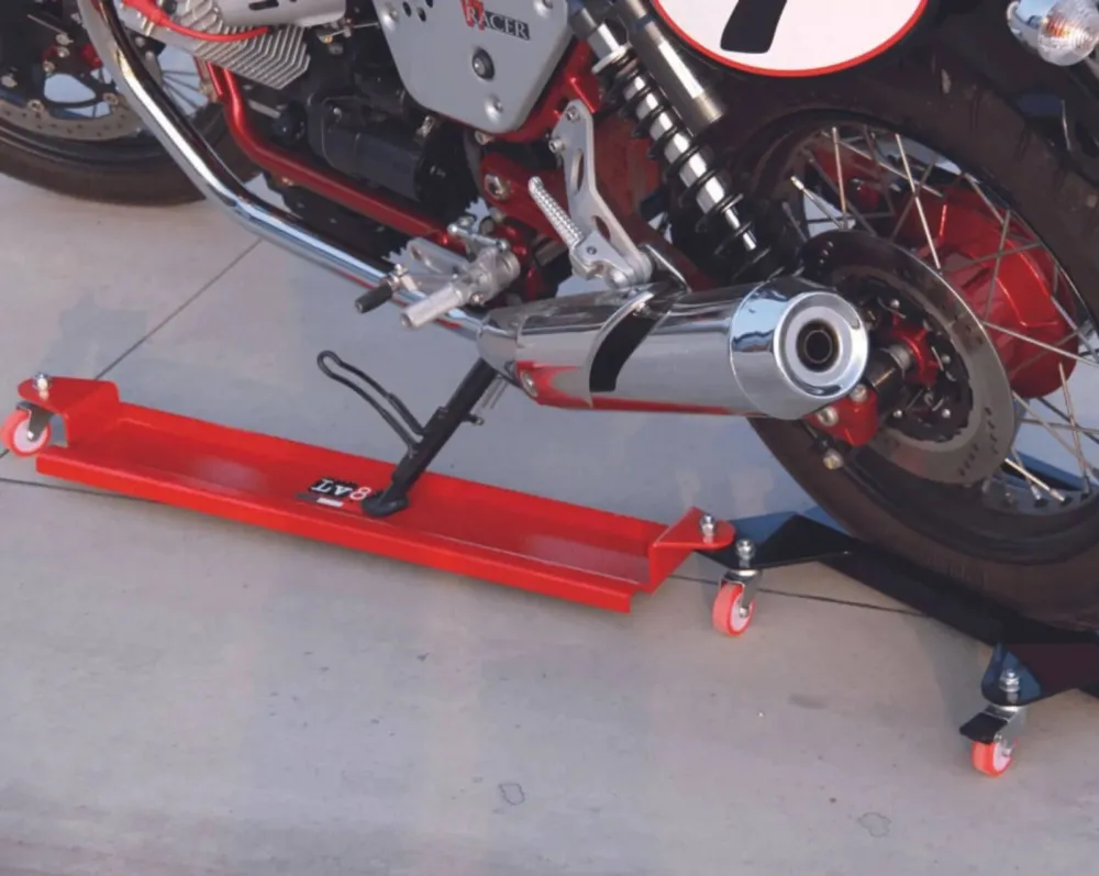Pojezd s rozšířením pro boční stojan LV8 GARAGE & TRACK E300MM-EXT + E300MM+ (Není potřeba centrálního stojanu) Novinka