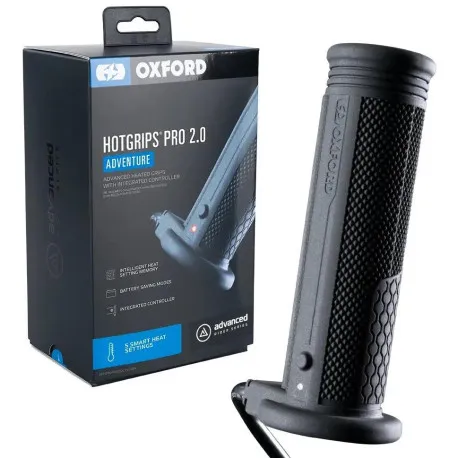 Vyhřívané gripy HotGrips Pro 2.0 Adventure, OXFORD (integrované ovládání) Akce