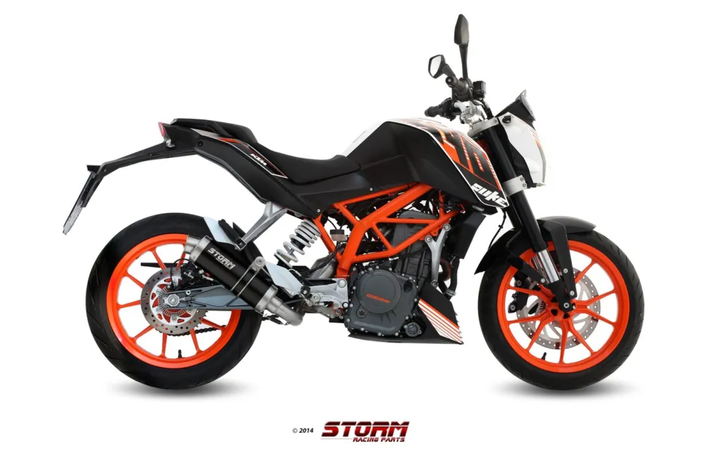 Akční Nabídka Výfuk kompletní 1x1 STORM GP KT.012.LXSB Černá ocel
