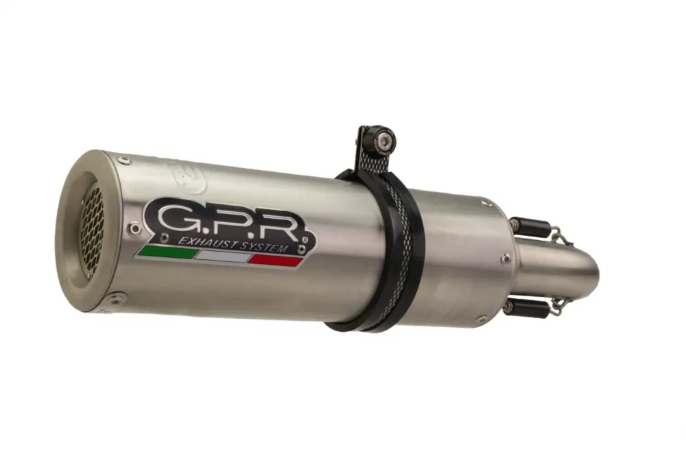 Aktuální Koncovka výfuku Slip-on GPR M3 E4.S.193.M3.INOX Broušená nerezová ocel zahrnuje spojovací svod a odnímatelný dB killer