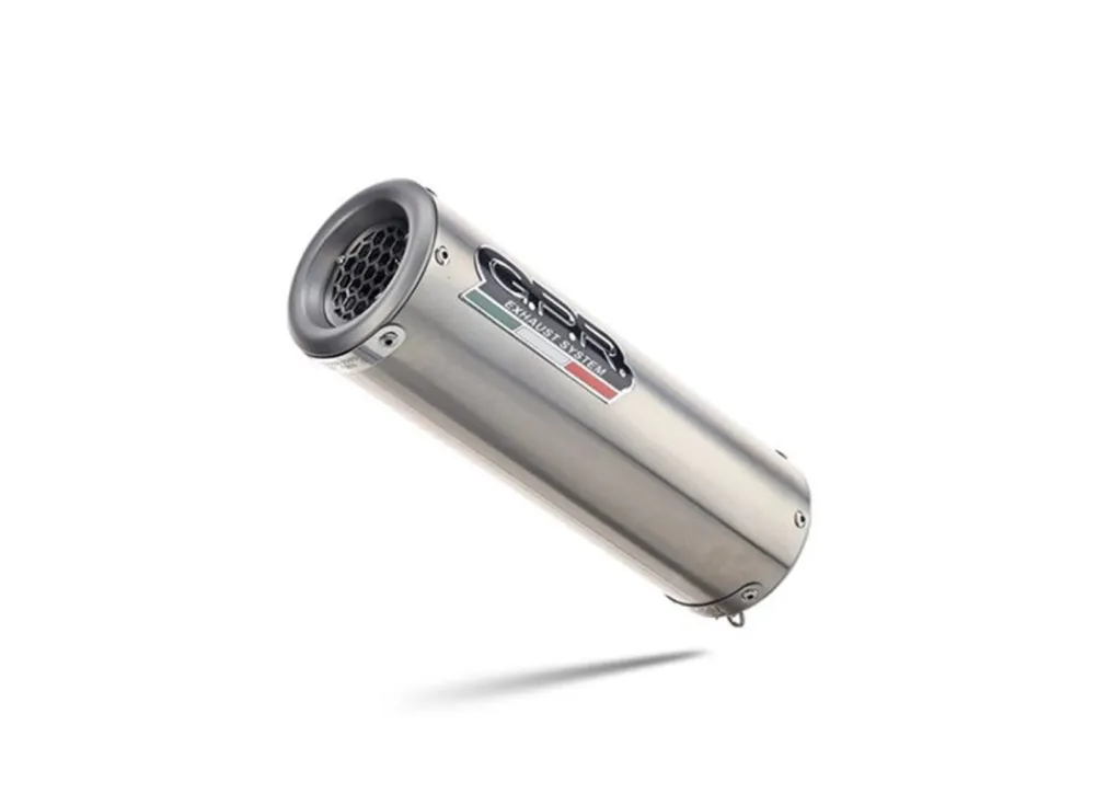 Časově Omezené Koncovka výfuku Slip-on GPR M3 KT.60.RACE.M3.INOX Broušená nerezová ocel vč. propojovací trubky