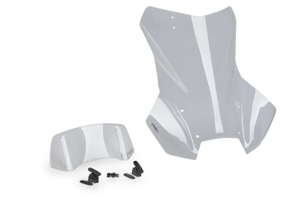 Super Cena Plexi štít PUIG TOURING PLUS WITH VISOR 22288W průhledný