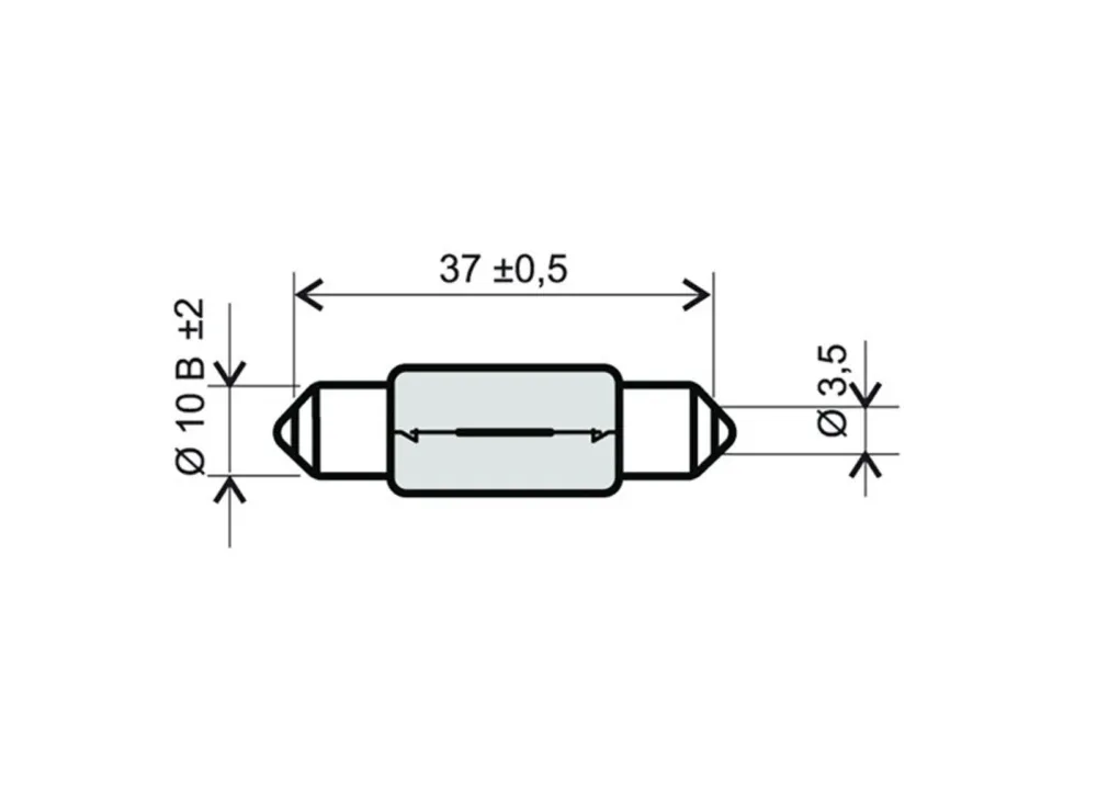 Nejlepší Cena Přední světlo RMS 246510171 T11x39 12V 5W