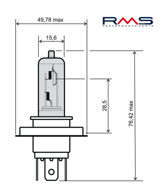 Přední světlo RMS 246510180 HS1 12V 35/35W Nakupujte Hned