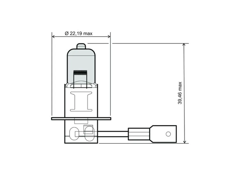 Přední světlo RMS 246510042 H3 12V 55W Tovární Cena