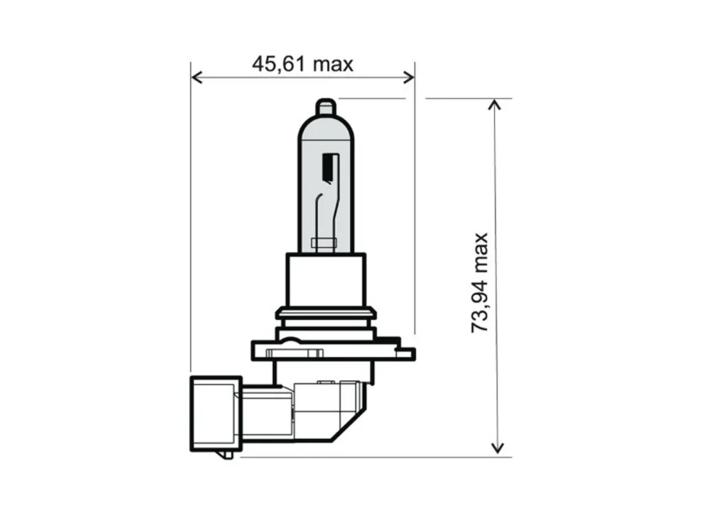 Přední světlo RMS 246510091 HB3 12V 65W Vrácení Zdarma