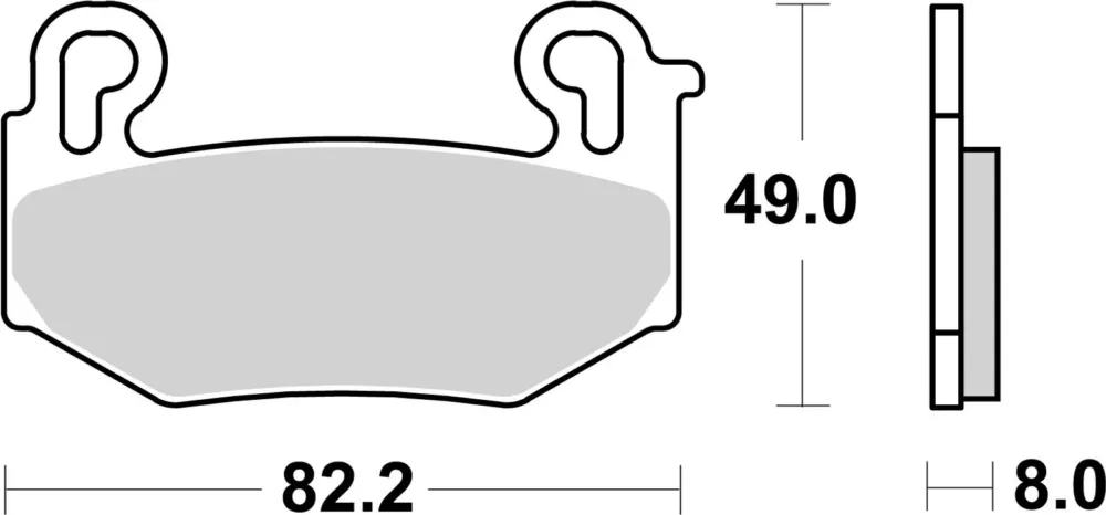 Brzdové destičky BREMBO 07BB42SA Zlevněný