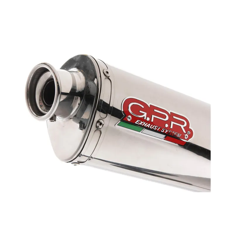 Mid-full výfukový systém GPR TRIOVAL H.154.TRI Leštěná nerezová ocel zahrnuje odnímatelný dB killer Tovární Cena