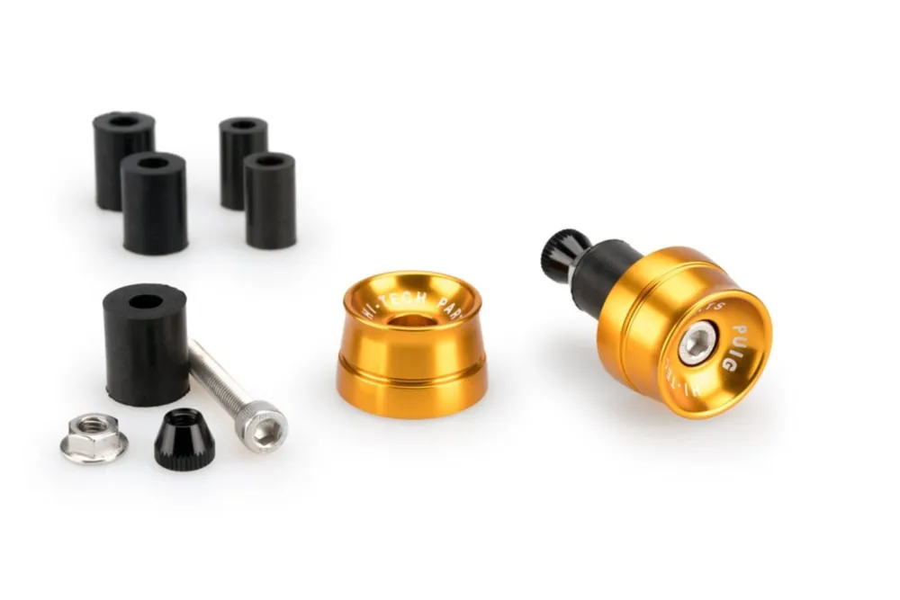 Závažíčka řidítek PUIG SPEED 21016O zlatá UNIVERSAL M6 13-18mm. Nejprodávanější