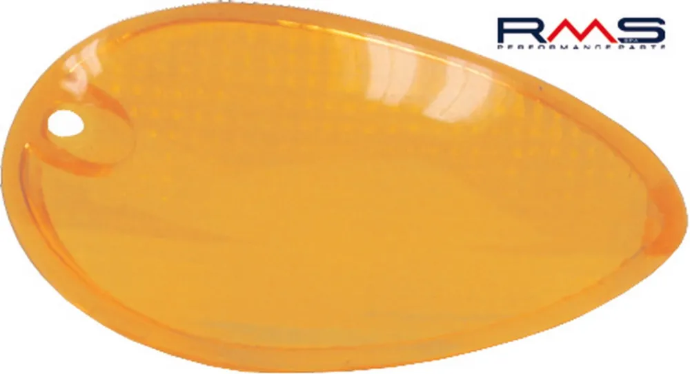 Sklo blinkru - pravé přední RMS 246470110 oranžová Homologace Nejlepší Volba
