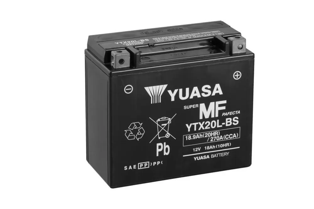 Nízká Cena Továrně aktivovaná motocyklová baterie YUASA YTX20L