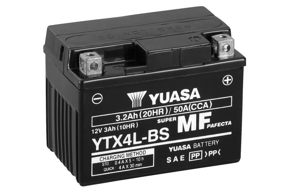 Autentický Továrně aktivovaná motocyklová baterie YUASA YTX4L