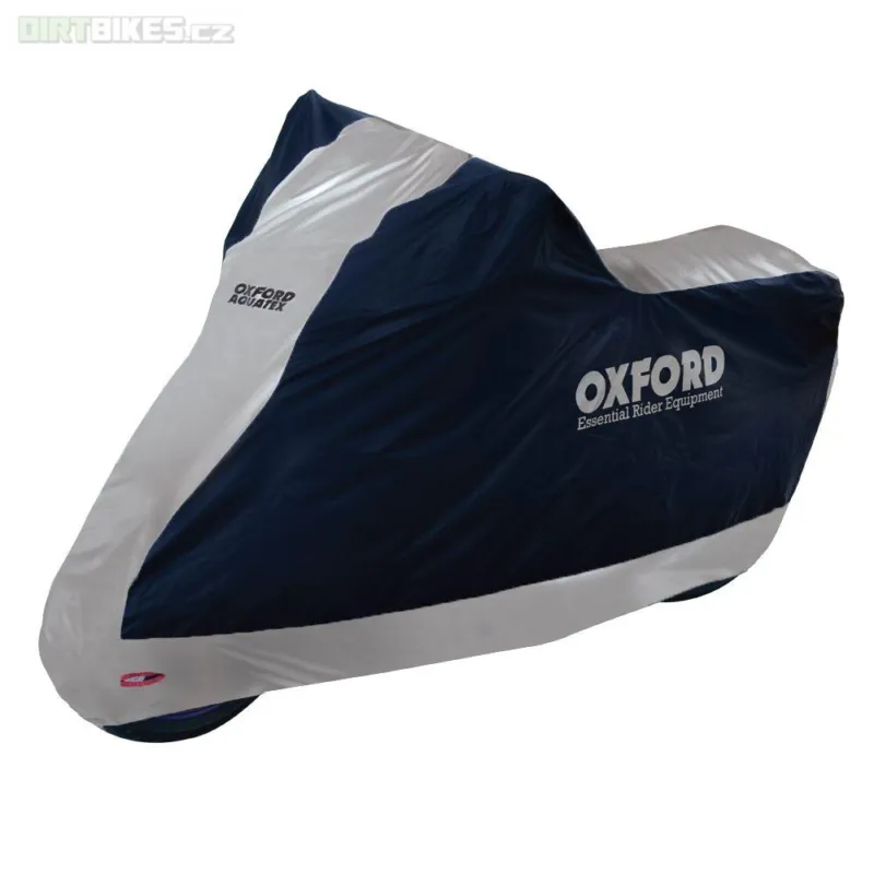 Nová Kolekce Oxford Plachta na motorku Aquatex černo/stříbrná