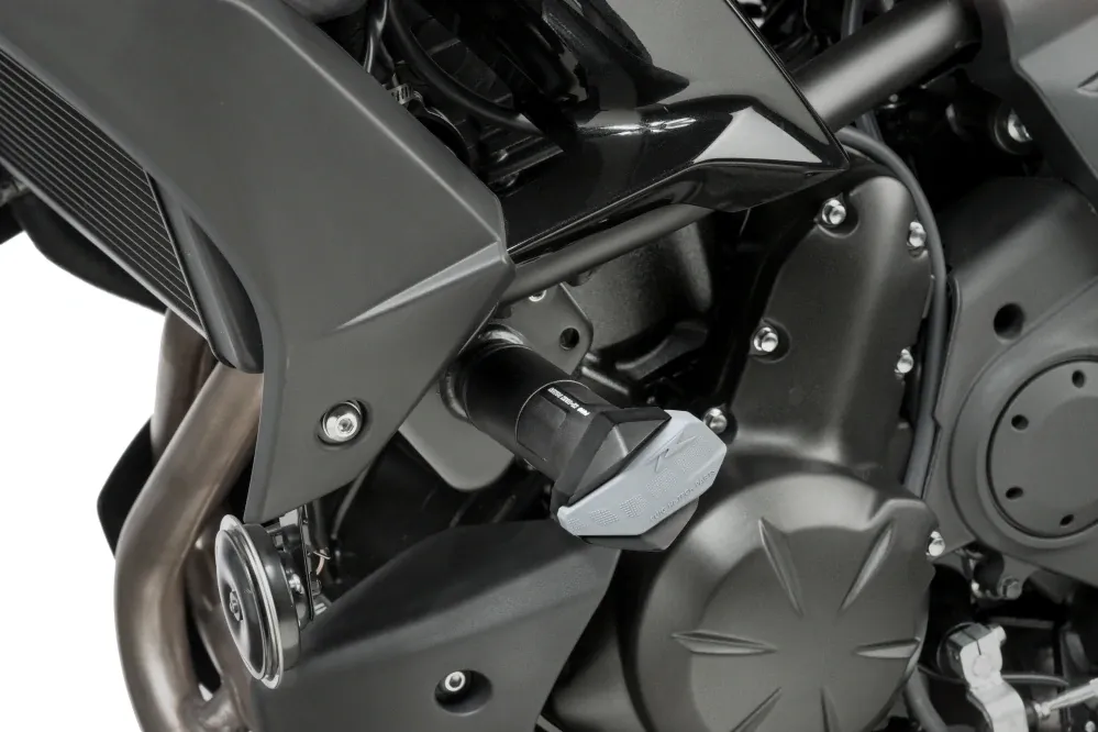 Výhodná Nabídka Padací rámy protektory PUIG R19 Šedé - Kawasaki Versys 650 15-24