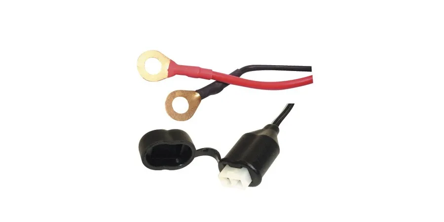 Prodloužený kabel s očkovými klipy a pojistkou, Oxford - Anglie (délka kabelu 0,5 m) Výprodej