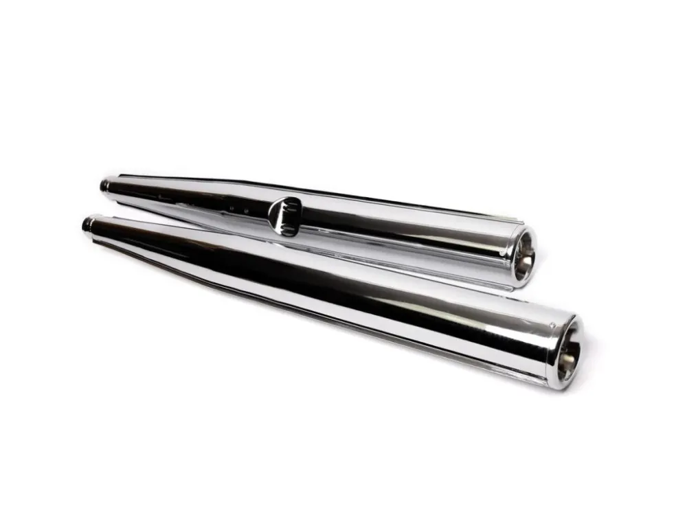 Tlumič výfuku s prolisem JAWA 350 - 638, 639, 640 TS (sada) ,,TW Nejlepší Cena