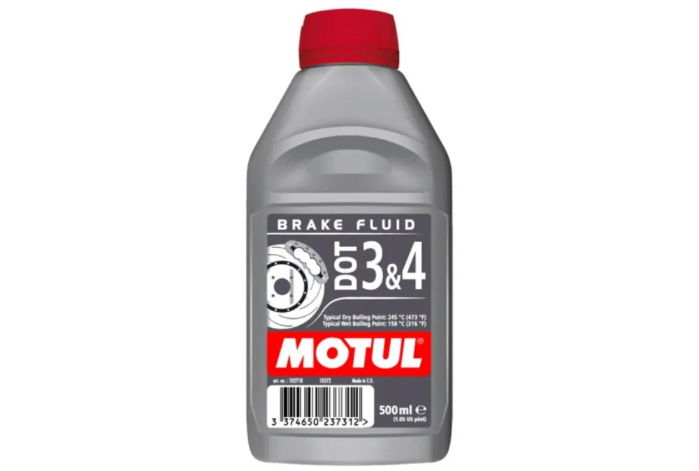Dokud Zásoby Vydrží Motul Brzdová kapalina DOT 3&4 500 ml