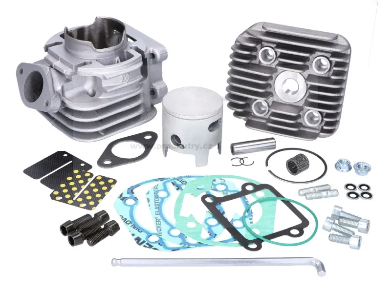 Koupit Online Válec s hlavou Big Bore Athena 70ccm 47,6mm pístní čep 10 mm pro Minarelli vertikání