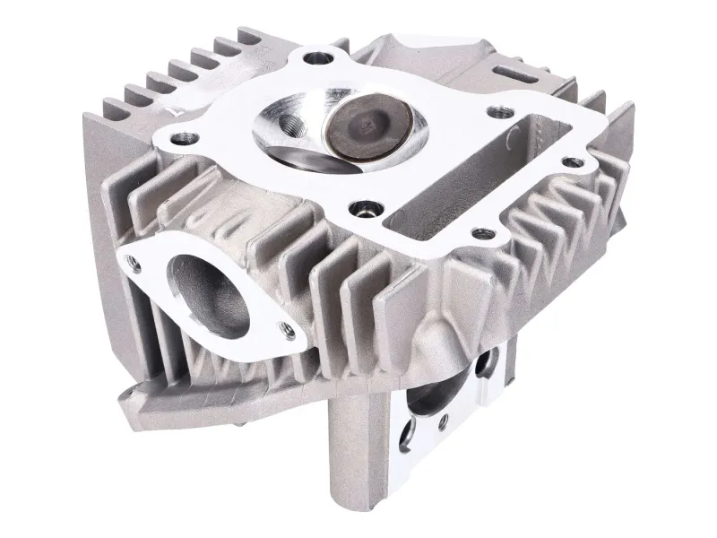 Hlava válce včetně ventilů pro Peugeot Ludix Pro 50, Speedfight 3, Speedfight 4, Vivacity 3, SYM Fiddle 2/3, Orbit 2/3 50cc BT49QT-10 YY50QT 4T Aktuální
