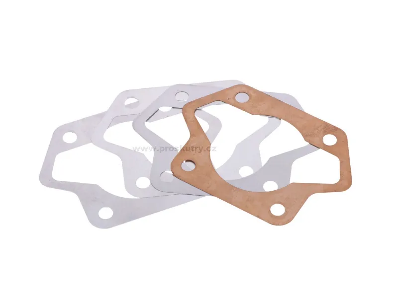Sada těsnění válce Schmitt 0,1 mm, 0,2 mm, 0,3 mm pro Simson S50, S51, S53, S70, S83, Schwalbe KR51 / 2, SR50, SR80 Ihned K Objednání