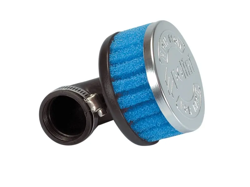 Vzduchový filtr Polini Speciální vzduchový filtr krátký 34mm 90 ° modrý Top Prodej