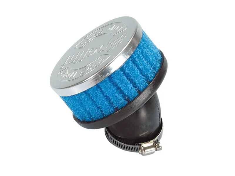 Akční Nabídka Vzduchový filtr Polini Special Air Box Filter krátký 36mm 30 ° modrý