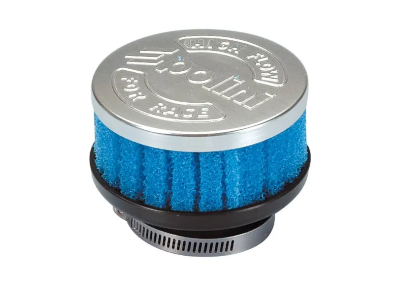 Vzduchový filtr Polini Special Air Box Filter krátký 39mm rovný modrý Nejprodávanější