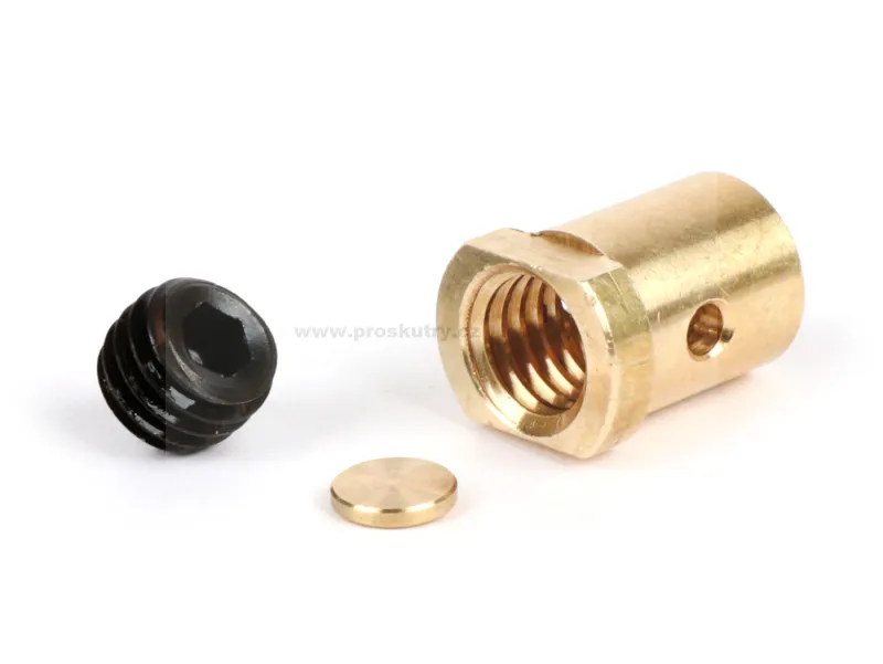 Upínací nipl / krátký šroubovací nipl BGM PRO Zvětšený Ø=10,1x13mm Lambretta LI, LIS, SX, TV (řada 2-3), DL, GP Aktuální