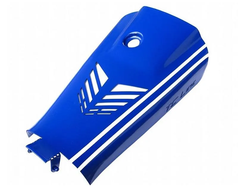 battery case cover Top Custom Line blue for Yamaha Aerox, MBK Nitro Must-Have