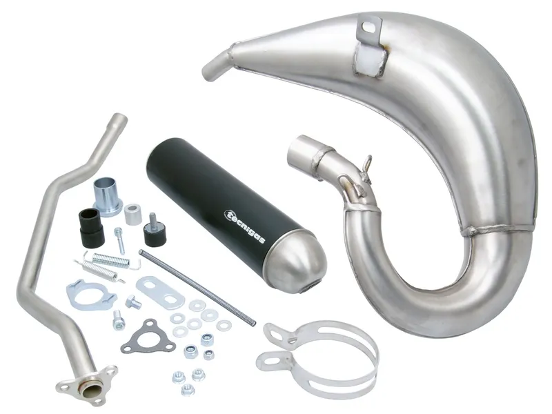 Nová Kolekce Výfuk Tecnigas E-NOX Steel pro Derbi Senda -1999