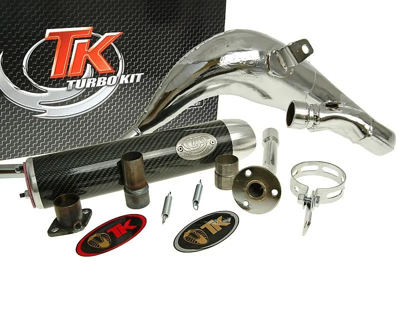 Rychlé Dodání Výfuk Turbo Kit Bufanda Carreras 80 pro Rieju MRX, RRX, SMX, Spike