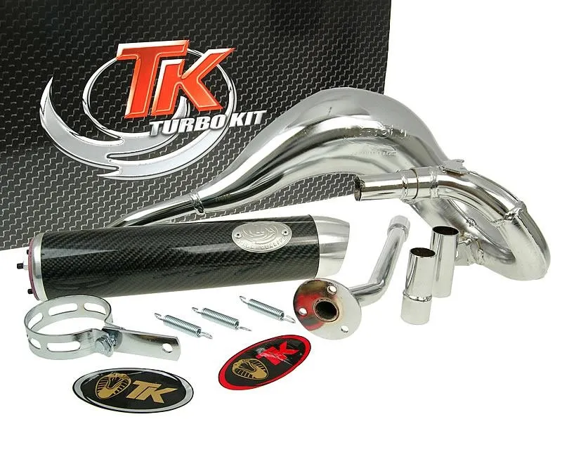 Odeslání Ihned Výfuk Turbo Kit Bufanda RQ chromovaný s homologací pro Beta RK6