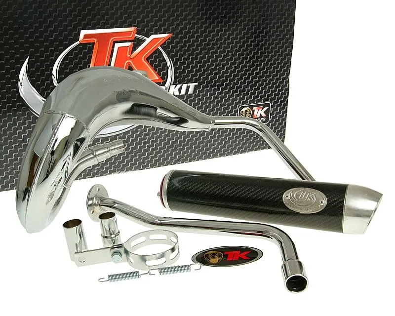 Must-Have Výfuk Turbo Kit Bufanda RQ chromovaný s homologací pro MH Furia RYZ 50 (03-05)