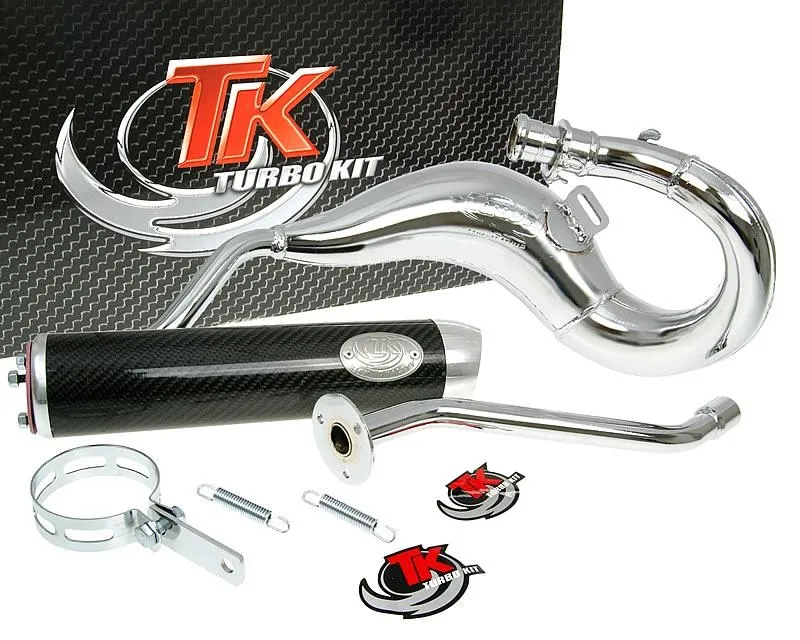 Cenový Hit Výfuk Turbo Kit Bufanda RQ chromovaný s homologací pro CPI SX50, SM50