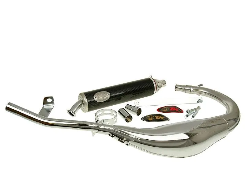 Omezená Nabídka Výfuk Turbo Kit Bajo RQ chrome s homologací pro Beta RRT 50 (00-02)
